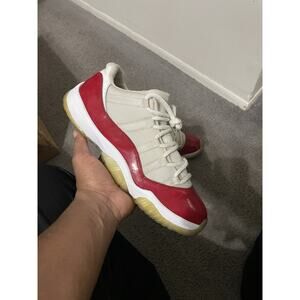 Size 11- Air Jordan 11 Retro Low Cherry Red Mens 2016 Nike 528895-102